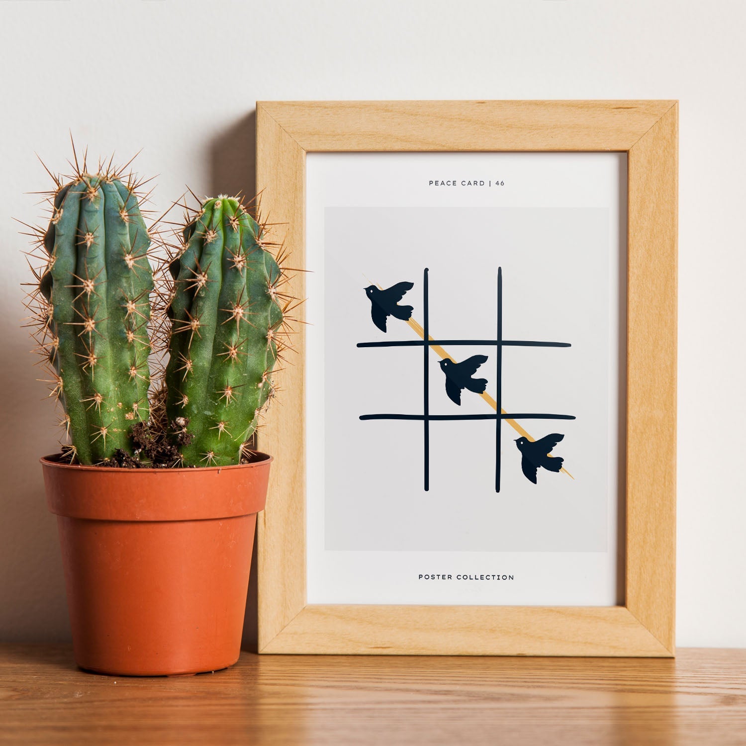 Peace tac toe-Artwork-Nacnic-Nacnic Estudio SL