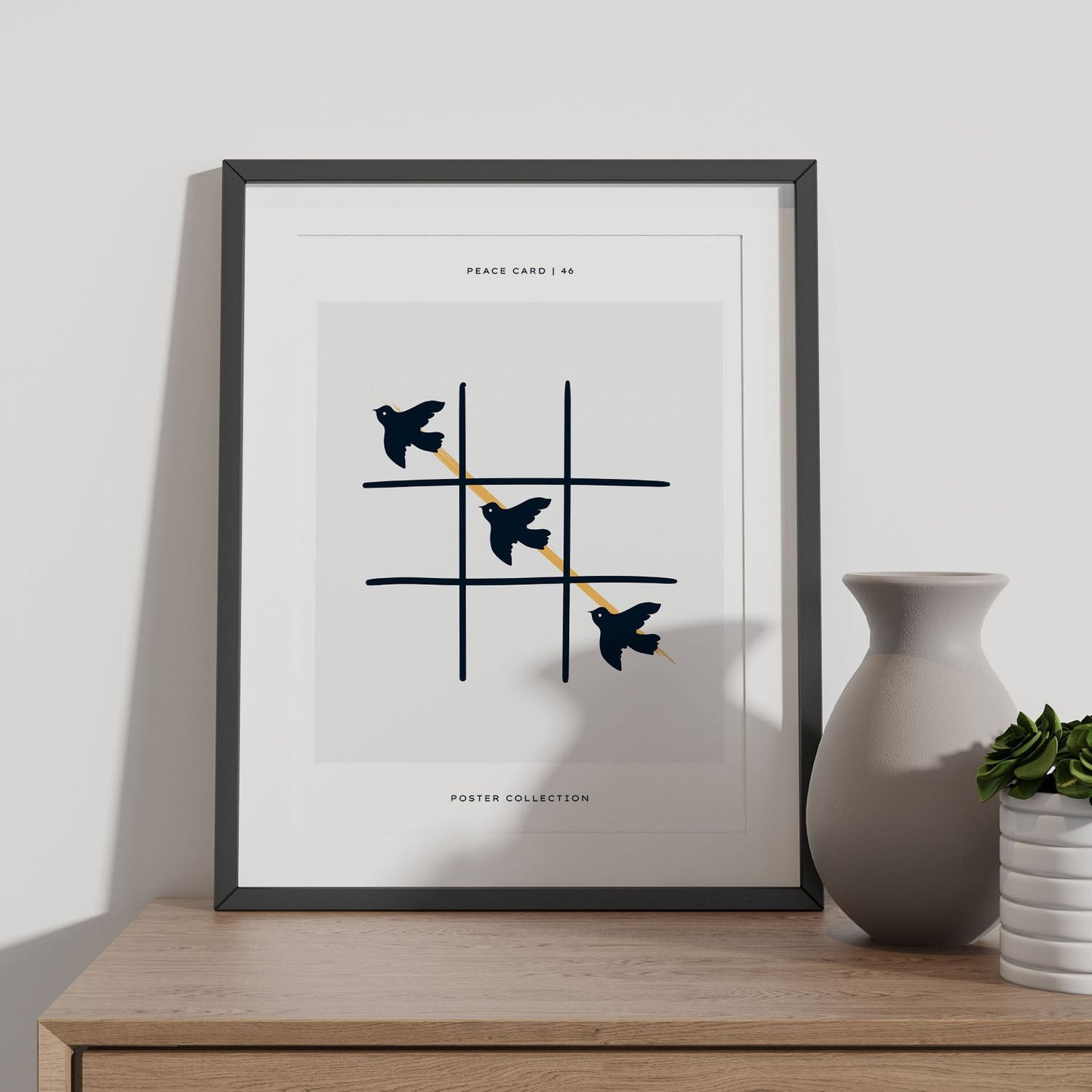 Peace tac toe-Artwork-Nacnic-Nacnic Estudio SL