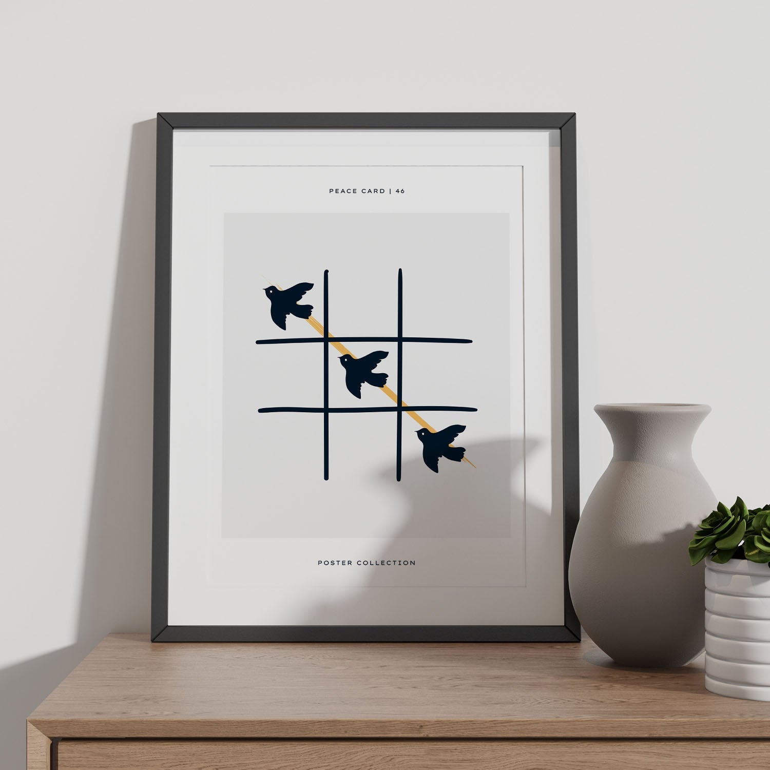 Peace tac toe-Artwork-Nacnic-Nacnic Estudio SL