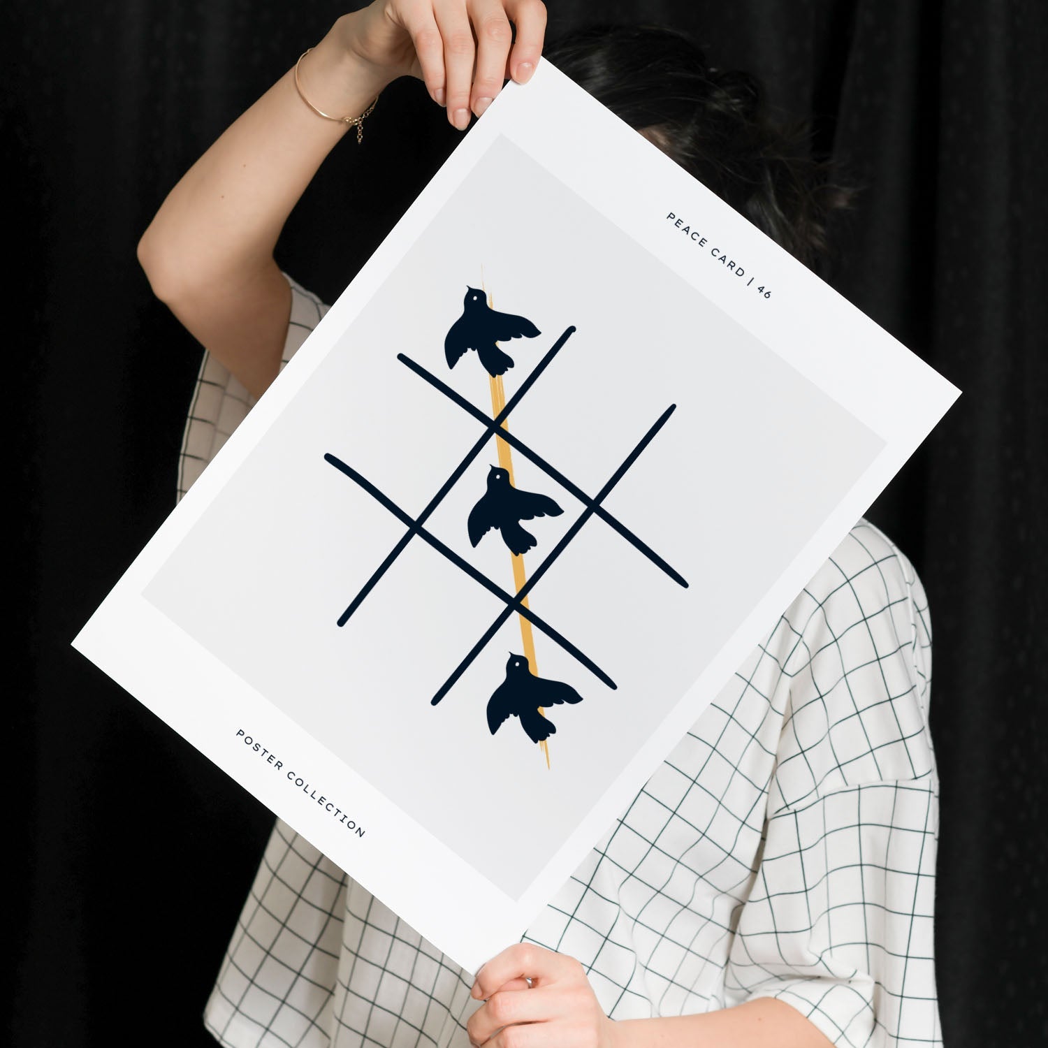 Peace tac toe-Artwork-Nacnic-Nacnic Estudio SL