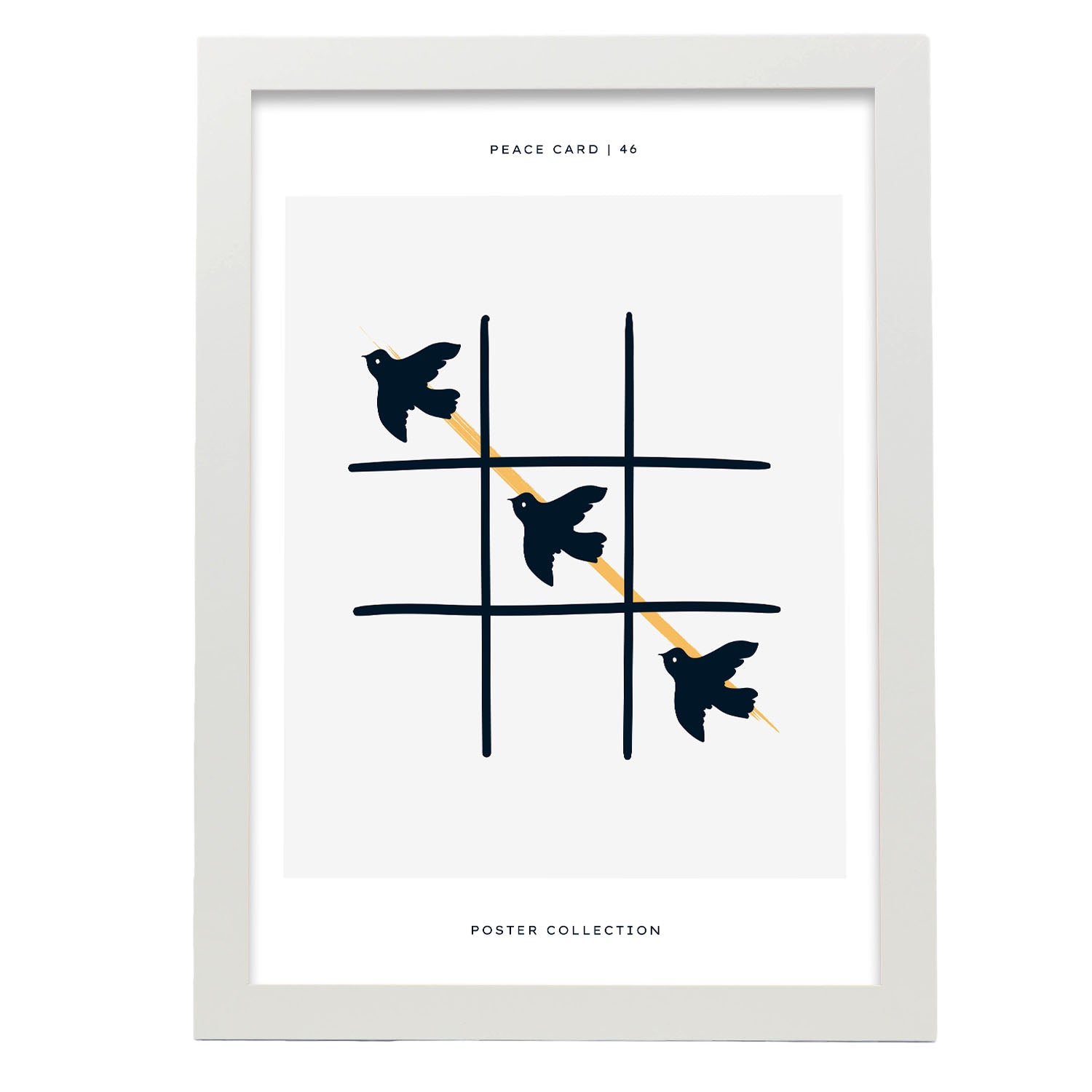 Peace tac toe-Artwork-Nacnic-A3-Marco Blanco-Nacnic Estudio SL