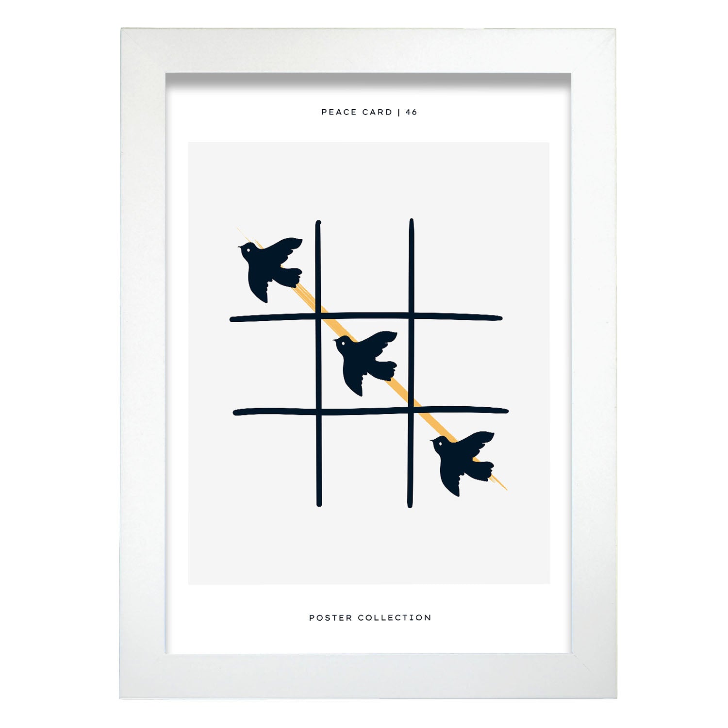 Peace tac toe-Artwork-Nacnic-A4-Marco Blanco-Nacnic Estudio SL