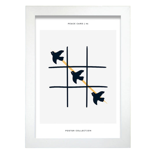 Peace tac toe-Artwork-Nacnic-A4-Marco Blanco-Nacnic Estudio SL