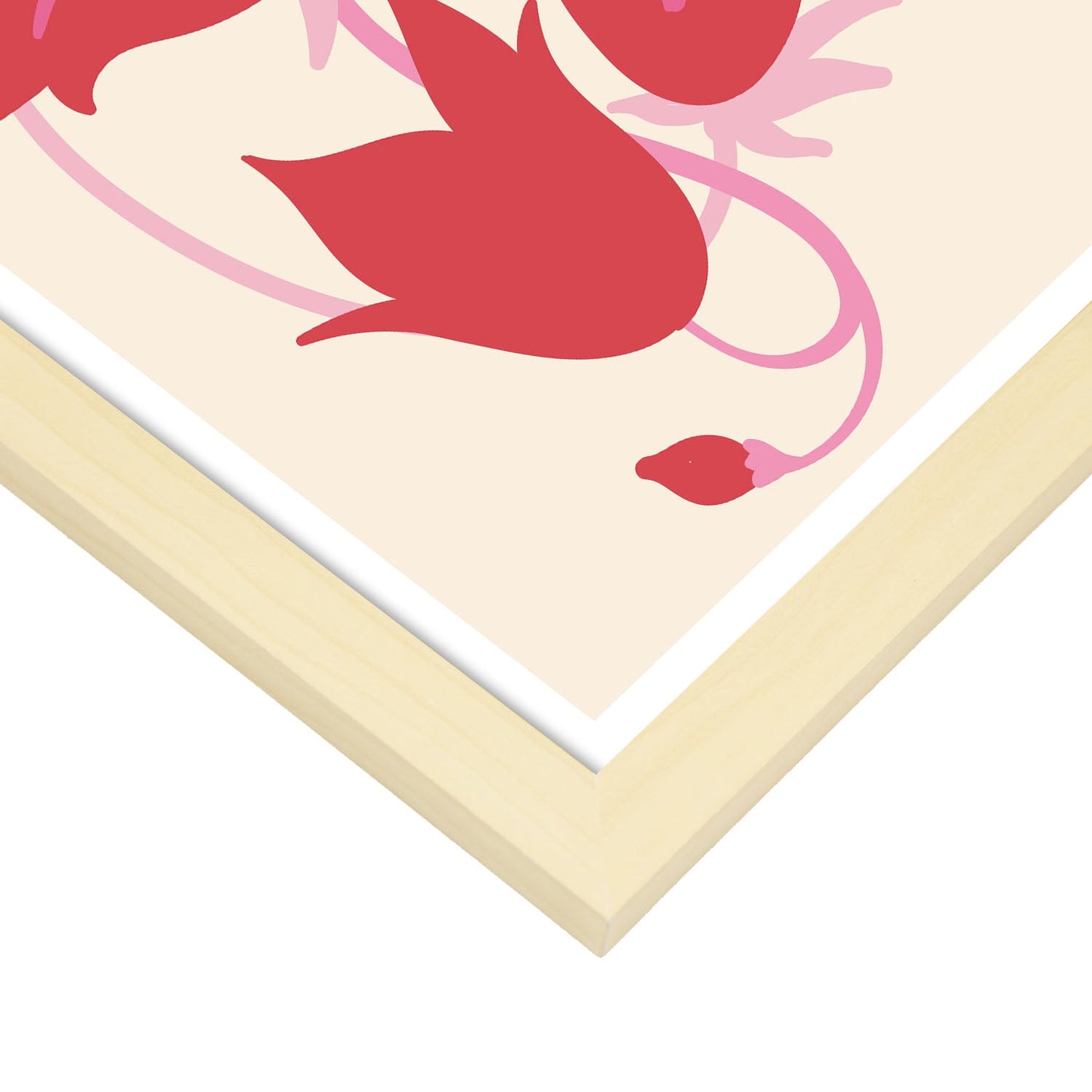 Pink bell flowers-Artwork-Nacnic-Nacnic Estudio SL