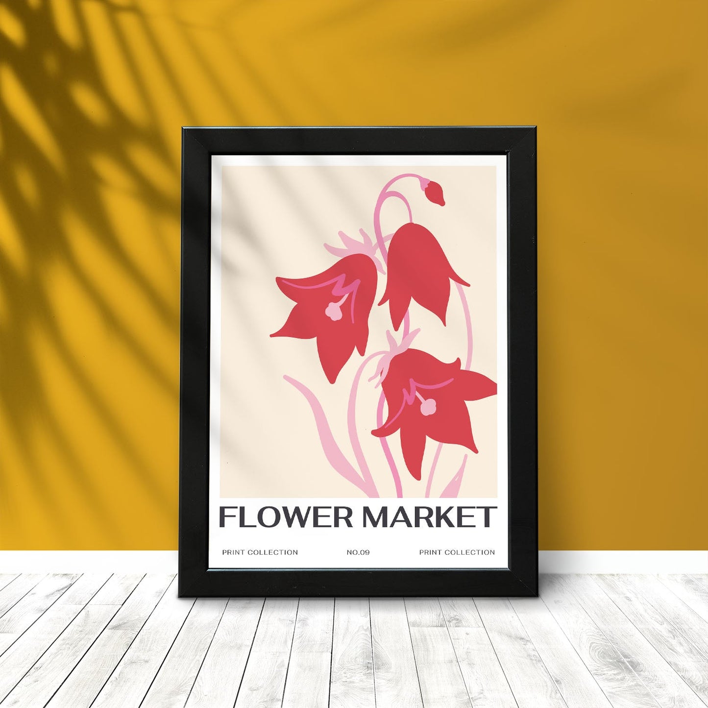 Pink bell flowers-Artwork-Nacnic-Nacnic Estudio SL