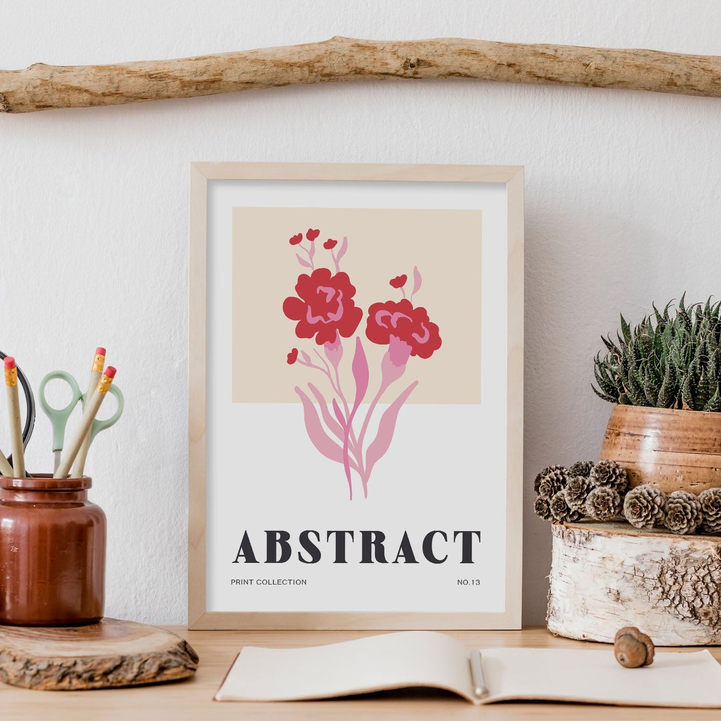 Pink Carnation-Artwork-Nacnic-Nacnic Estudio SL