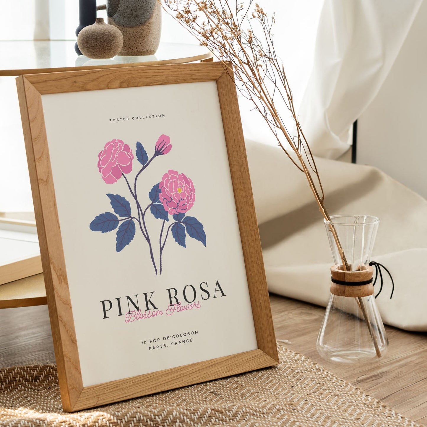 Pink Rose-Artwork-Nacnic-Nacnic Estudio SL