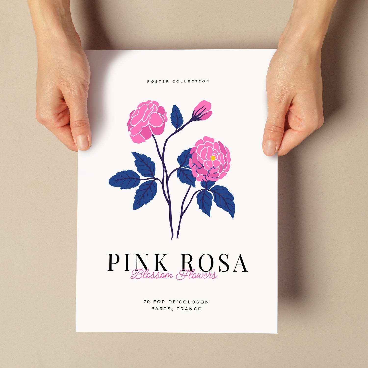 Pink Rose-Artwork-Nacnic-Nacnic Estudio SL