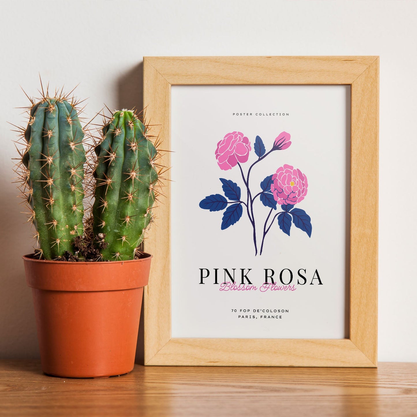 Pink Rose-Artwork-Nacnic-Nacnic Estudio SL