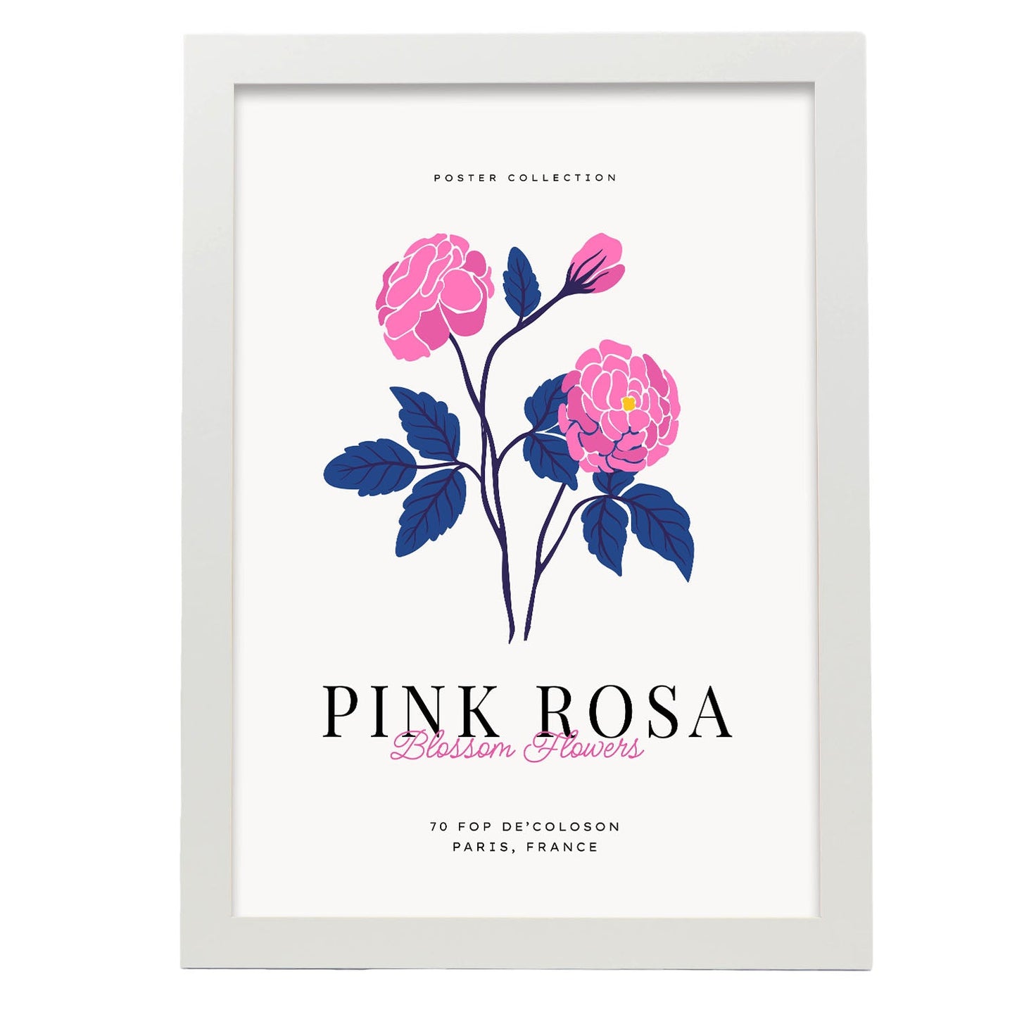 Pink Rose-Artwork-Nacnic-A3-Marco Blanco-Nacnic Estudio SL