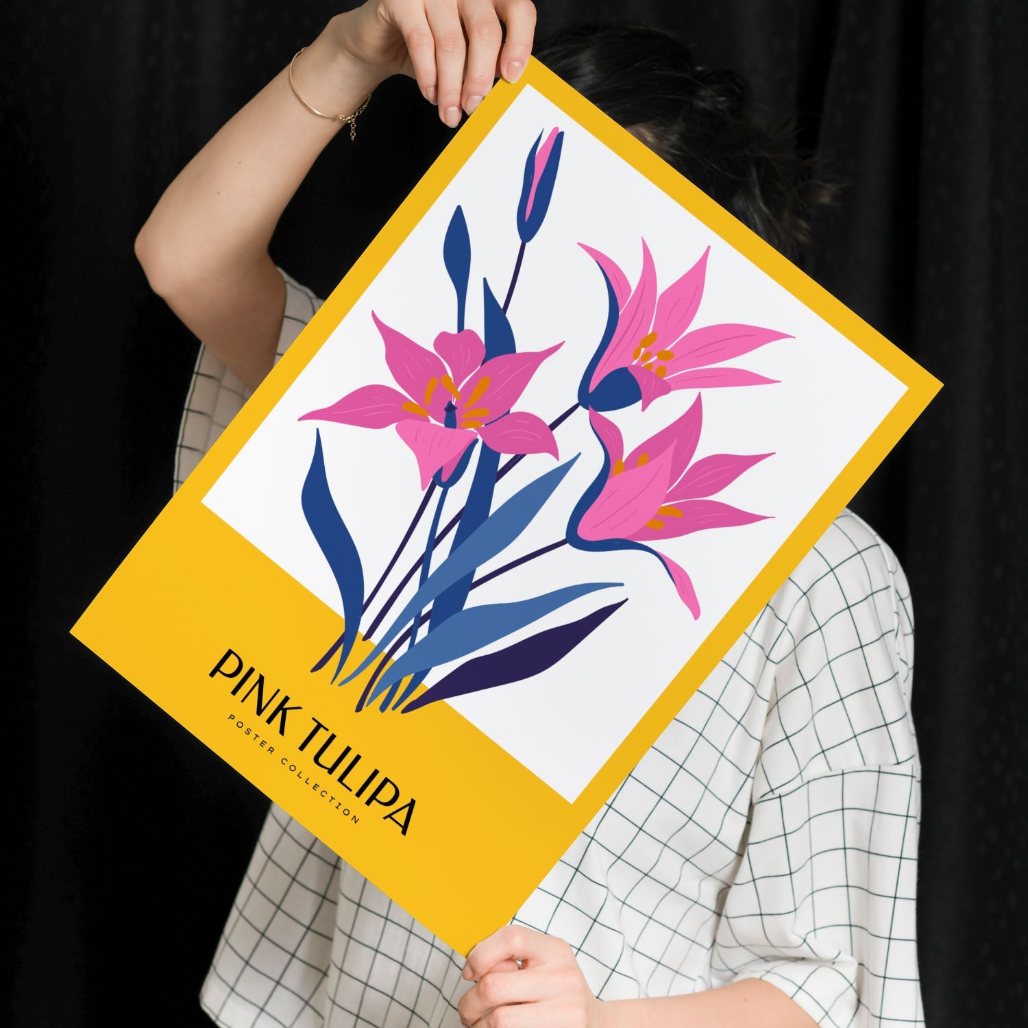 Pink Tulip-Artwork-Nacnic-Nacnic Estudio SL