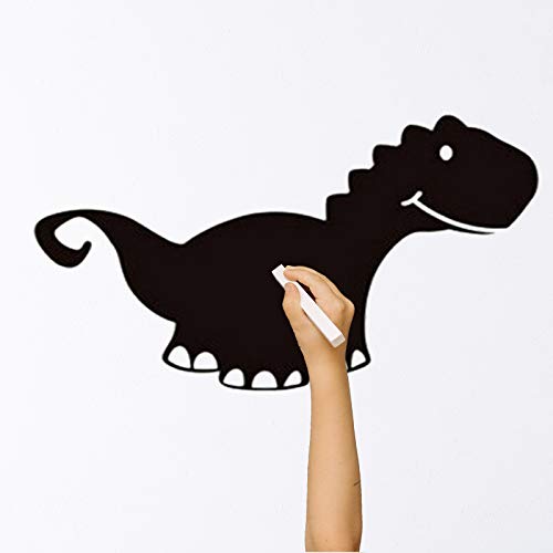 Pizarra Adhesiva Reutilizable DINOSAURIO. Pegatina de pared wall decor para niños. Pinta y colorea con tizas. Wall sticker para habitaciones infantiles, guarderias...-Nacnic-Nacnic Estudio SL