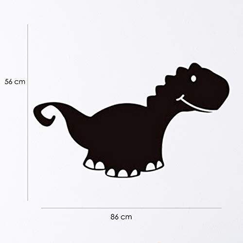 Pizarra Adhesiva Reutilizable DINOSAURIO. Pegatina de pared wall decor para niños. Pinta y colorea con tizas. Wall sticker para habitaciones infantiles, guarderias...-Nacnic-Nacnic Estudio SL