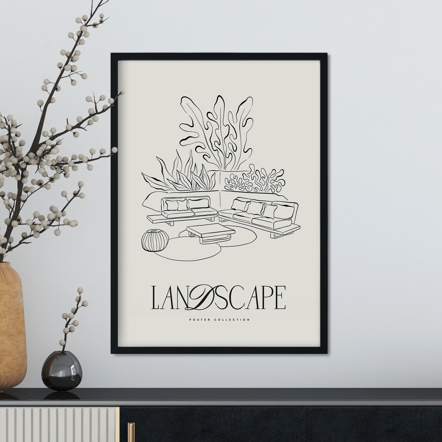 Plant Living room-Artwork-Nacnic-Nacnic Estudio SL