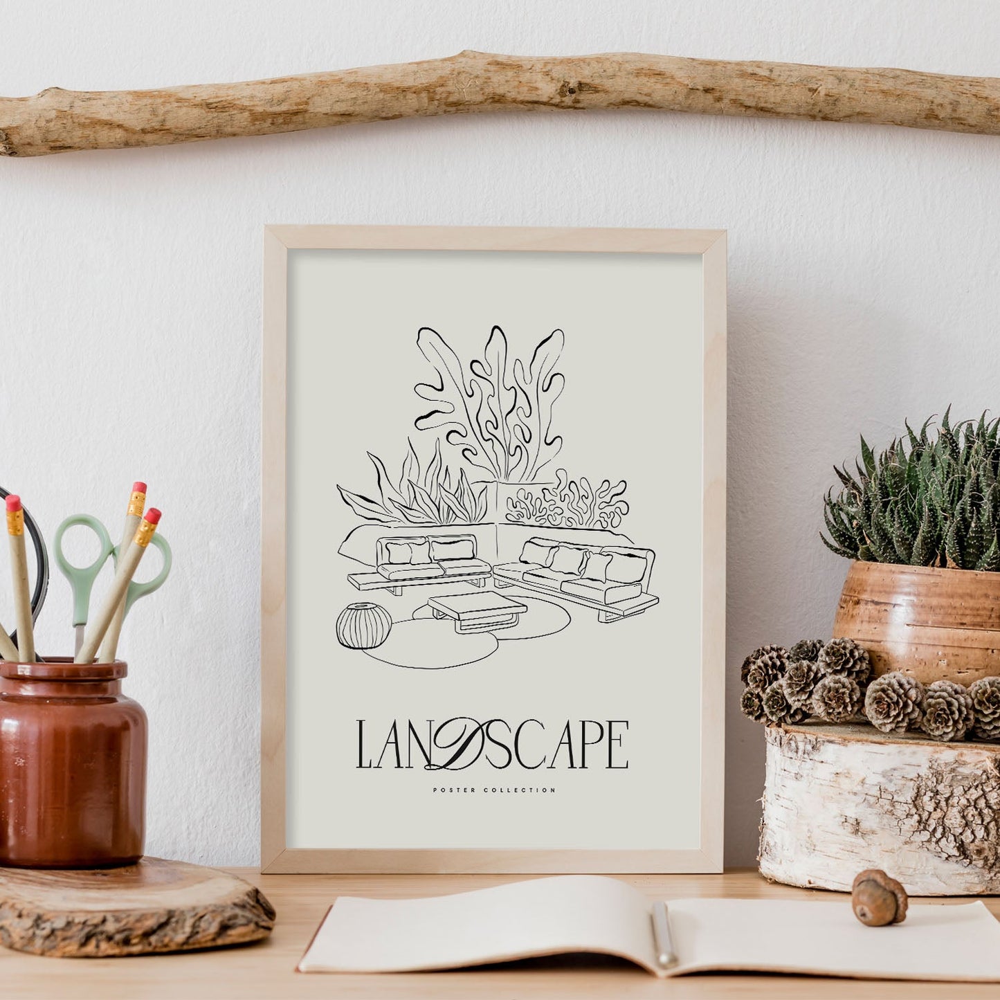 Plant Living room-Artwork-Nacnic-Nacnic Estudio SL