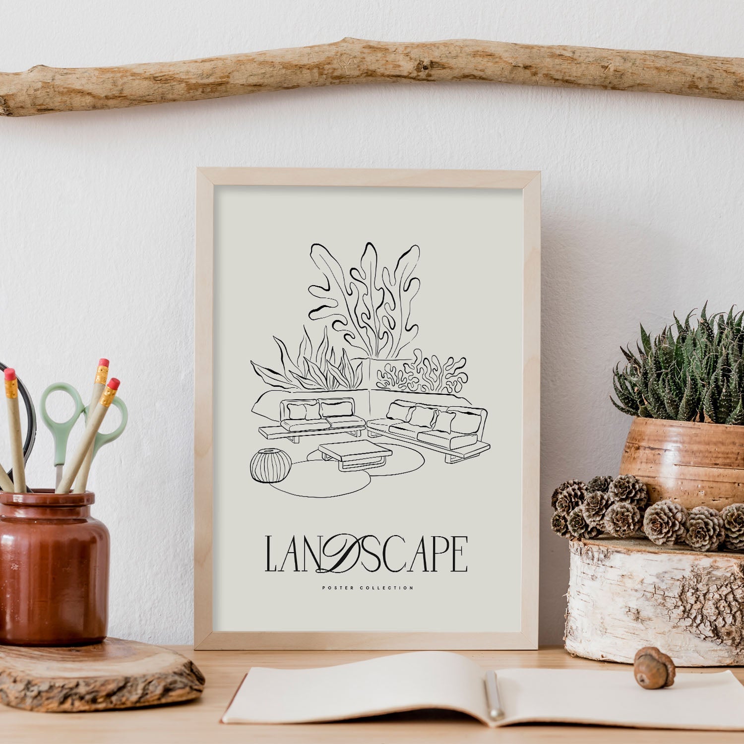 Plant Living room-Artwork-Nacnic-Nacnic Estudio SL