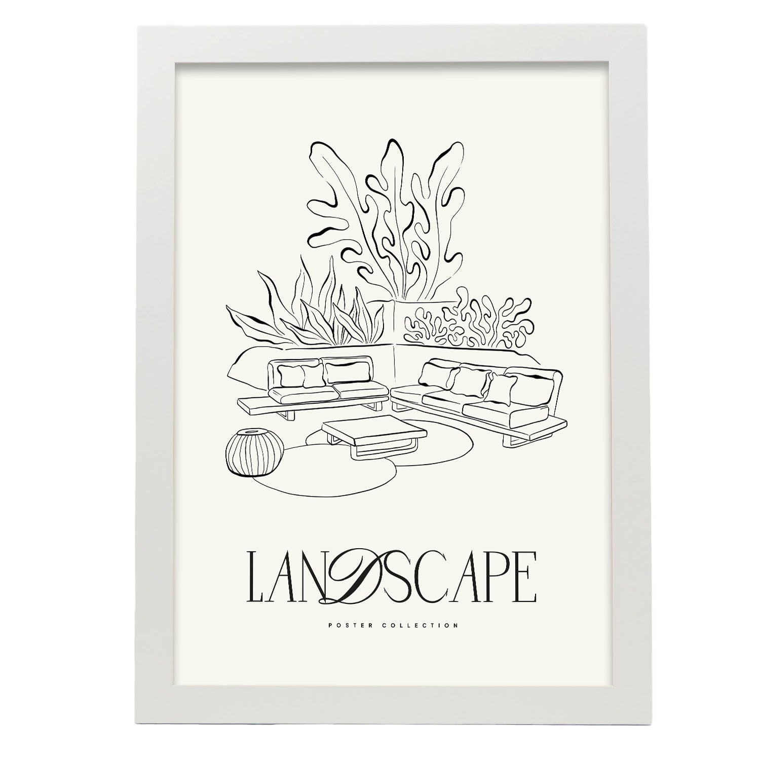 Plant Living room-Artwork-Nacnic-A3-Marco Blanco-Nacnic Estudio SL