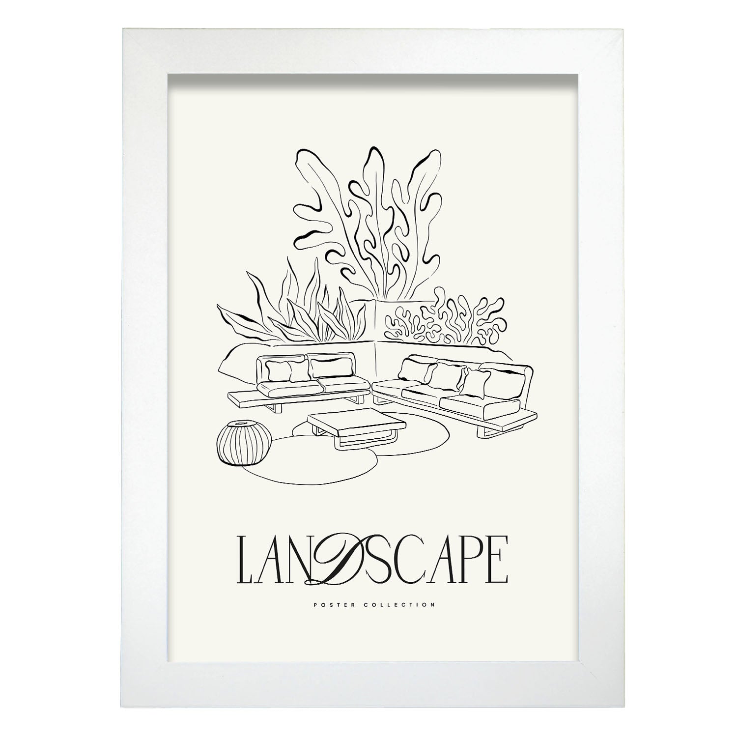 Plant Living room-Artwork-Nacnic-A4-Marco Blanco-Nacnic Estudio SL