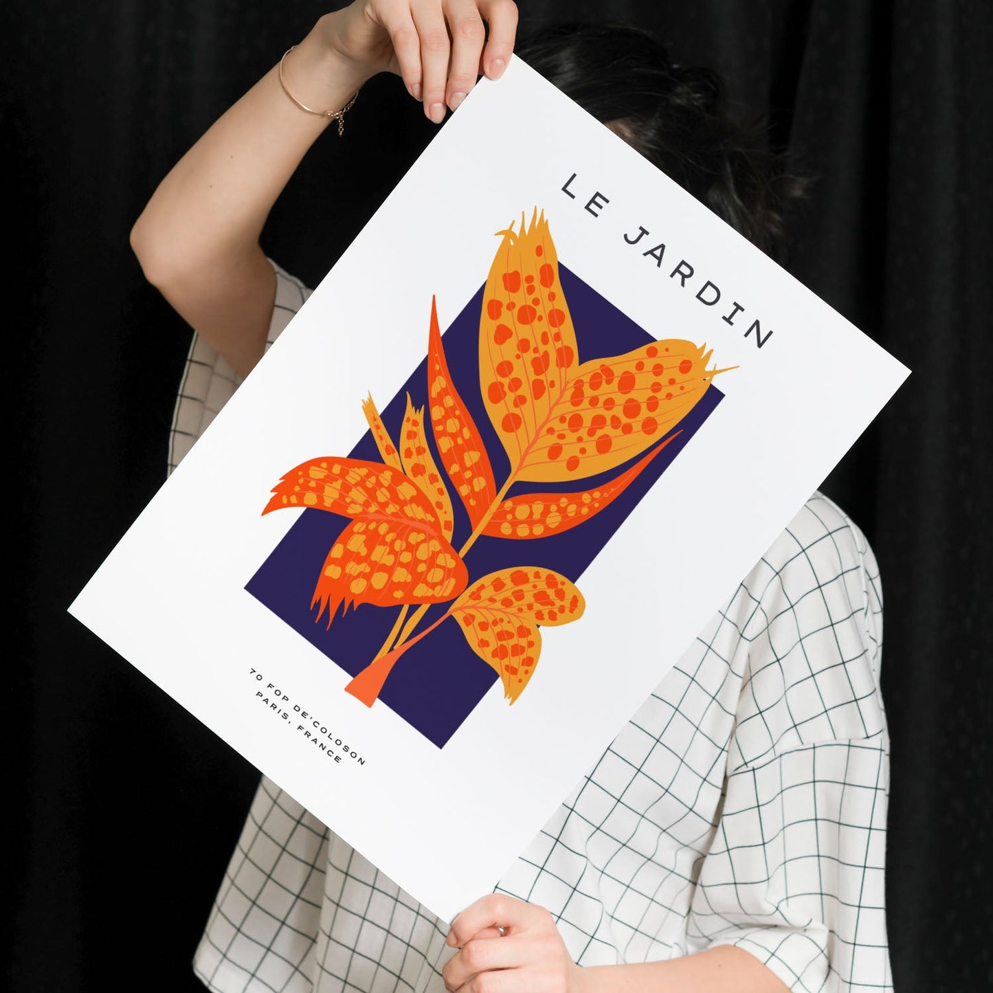 Polka Dot Begonia-Artwork-Nacnic-Nacnic Estudio SL