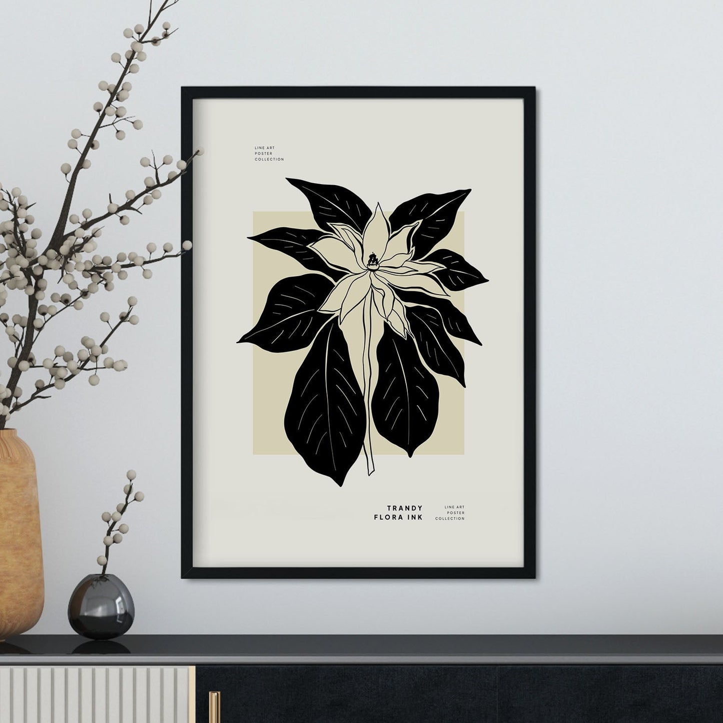 Ponsensia Flower-Artwork-Nacnic-Nacnic Estudio SL