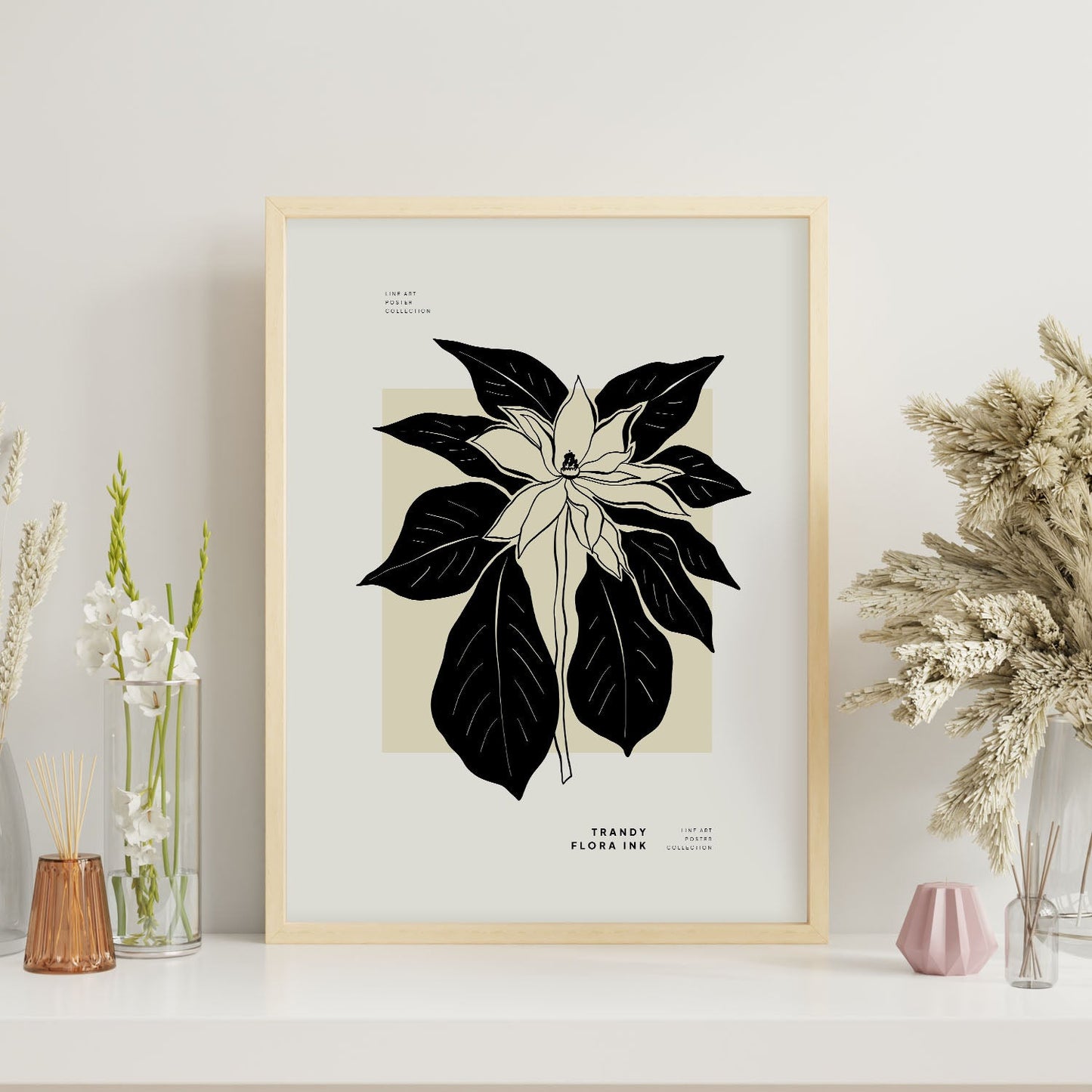 Ponsensia Flower-Artwork-Nacnic-Nacnic Estudio SL