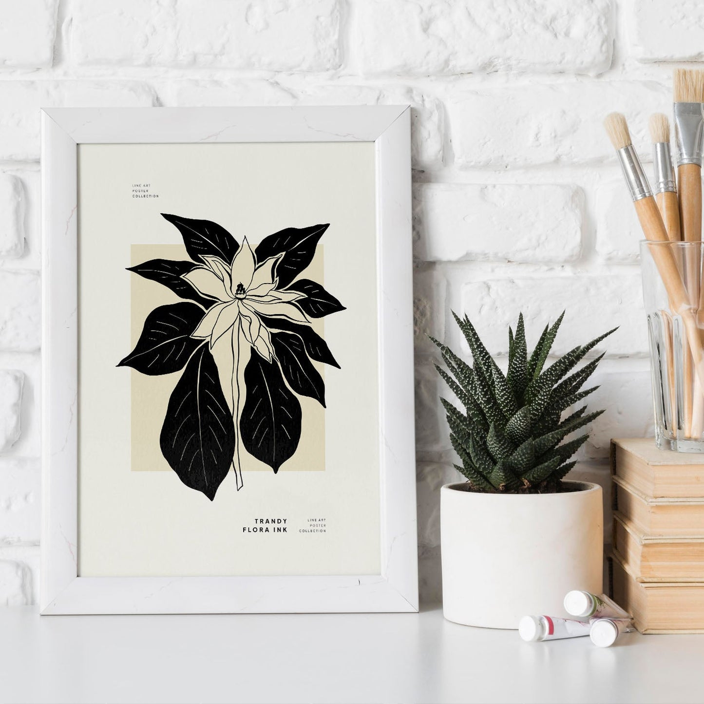 Ponsensia Flower-Artwork-Nacnic-Nacnic Estudio SL