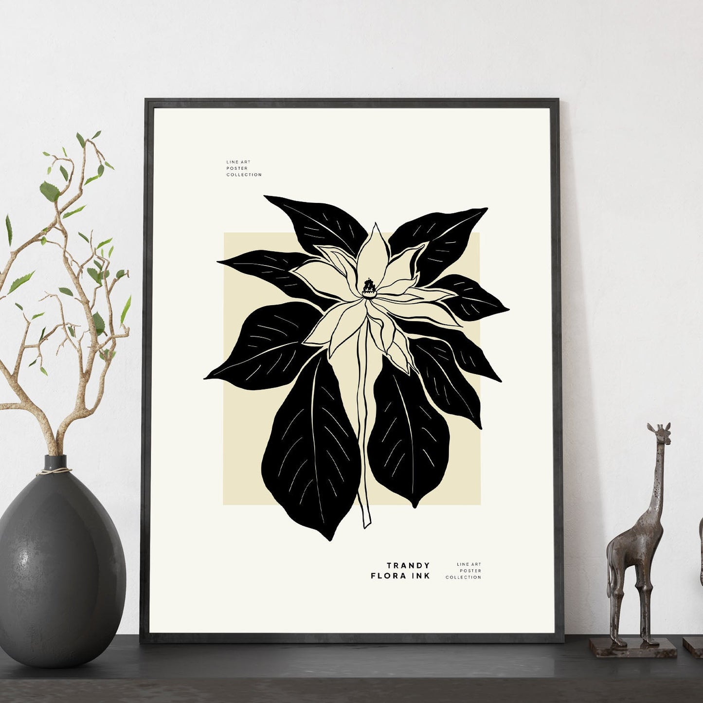Ponsensia Flower-Artwork-Nacnic-Nacnic Estudio SL
