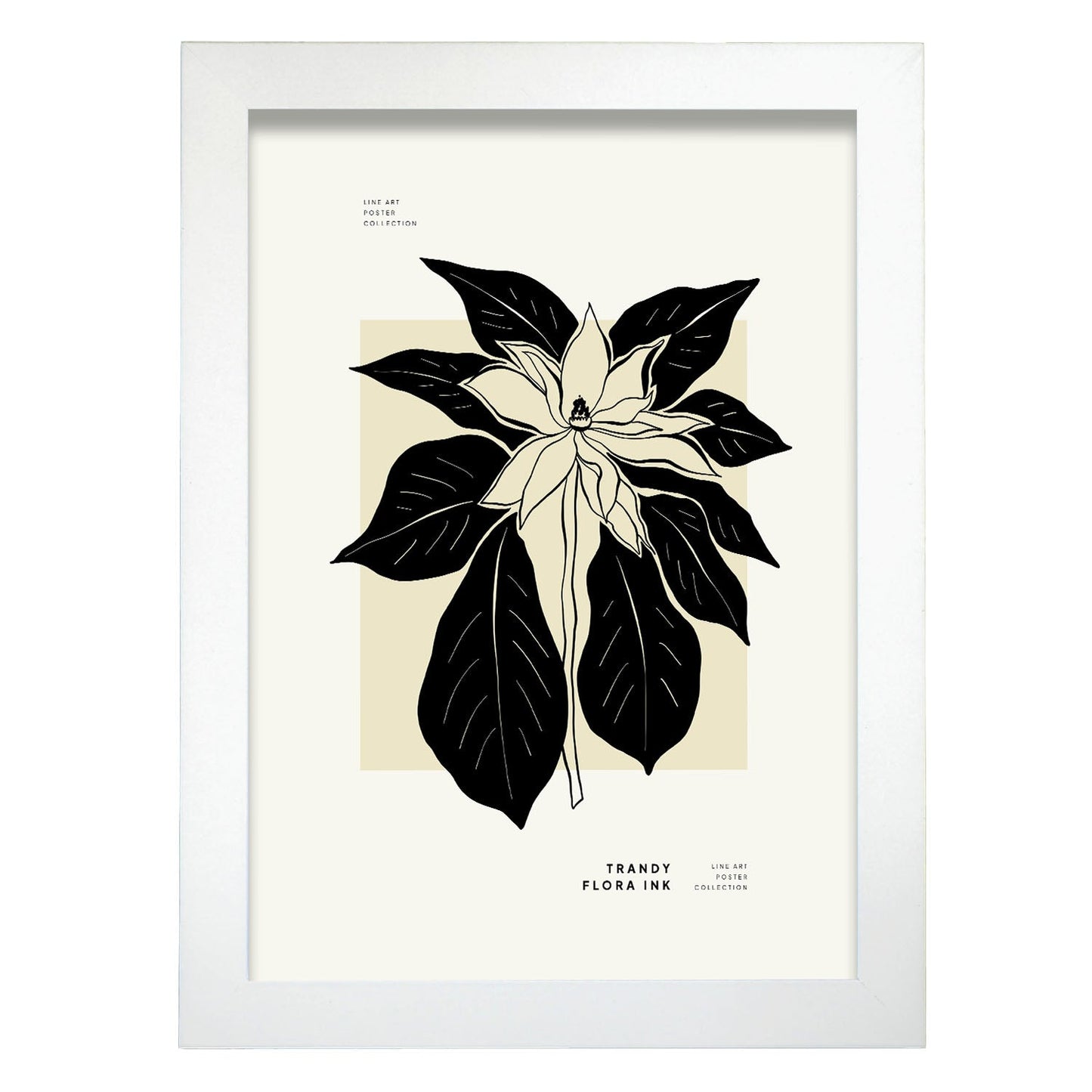 Ponsensia Flower-Artwork-Nacnic-A4-Marco Blanco-Nacnic Estudio SL