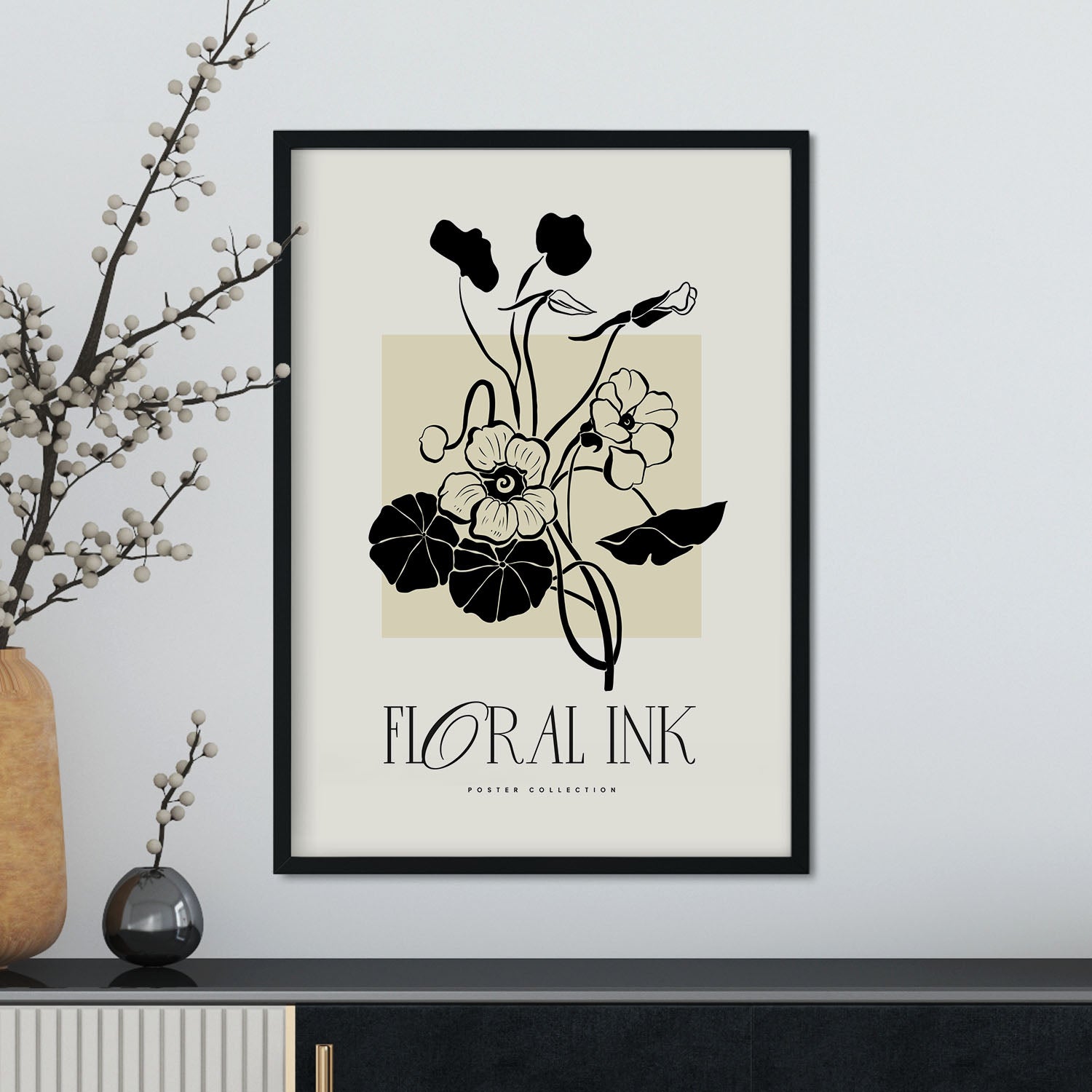 Poppy Flower-Artwork-Nacnic-Nacnic Estudio SL