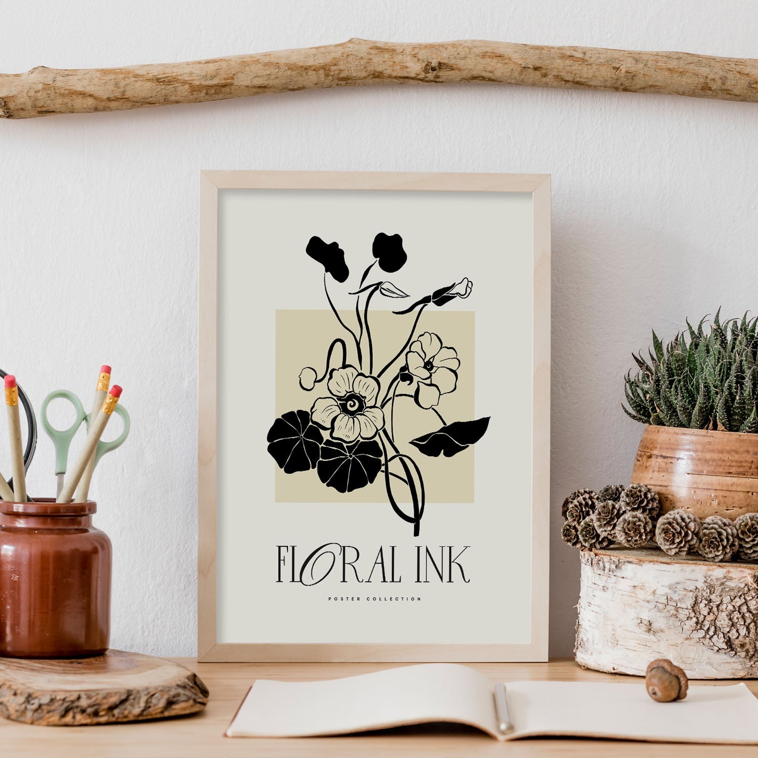 Poppy Flower-Artwork-Nacnic-Nacnic Estudio SL