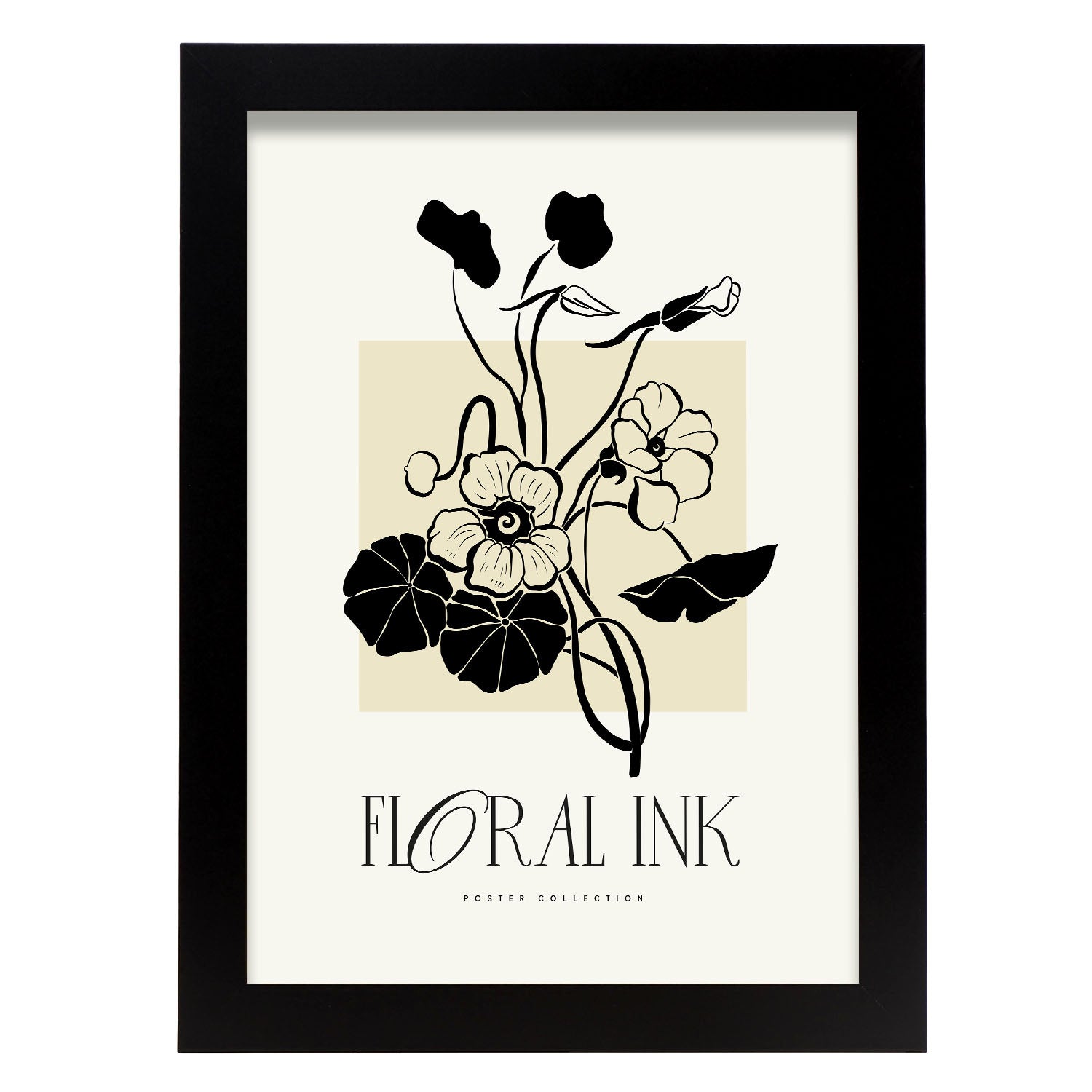 Poppy Flower-Artwork-Nacnic-A4-Sin marco-Nacnic Estudio SL