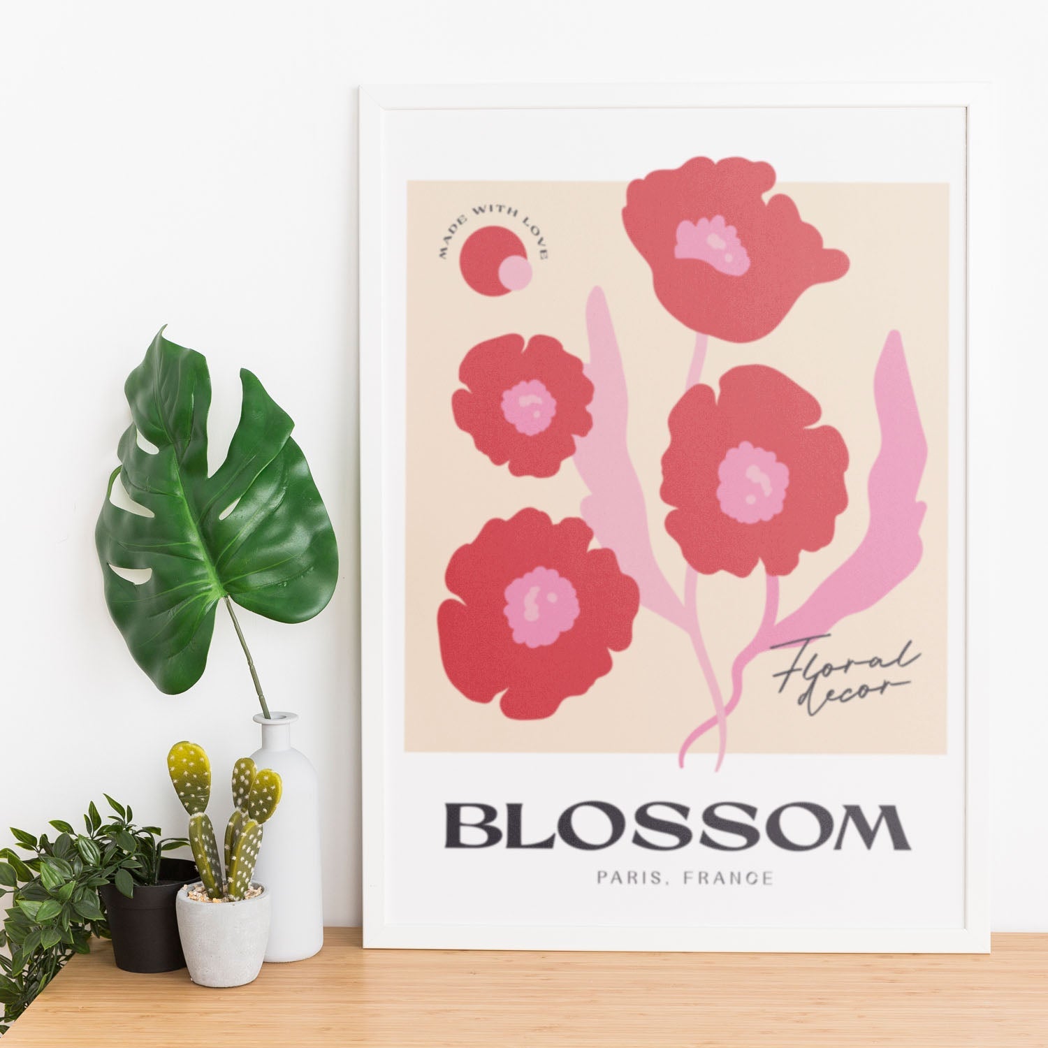 Poppy Flower Floral-Artwork-Nacnic-Nacnic Estudio SL