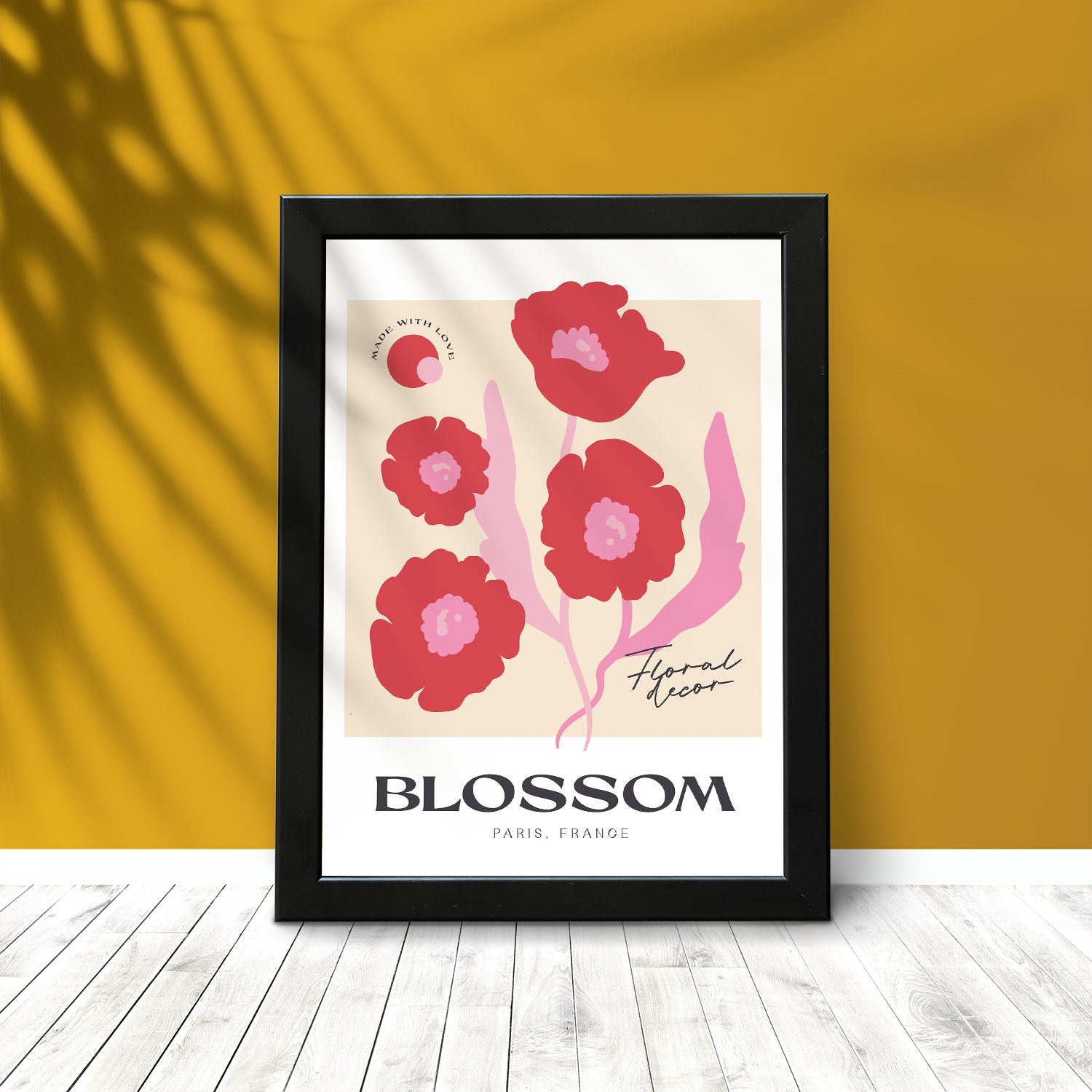 Poppy Flower Floral-Artwork-Nacnic-Nacnic Estudio SL