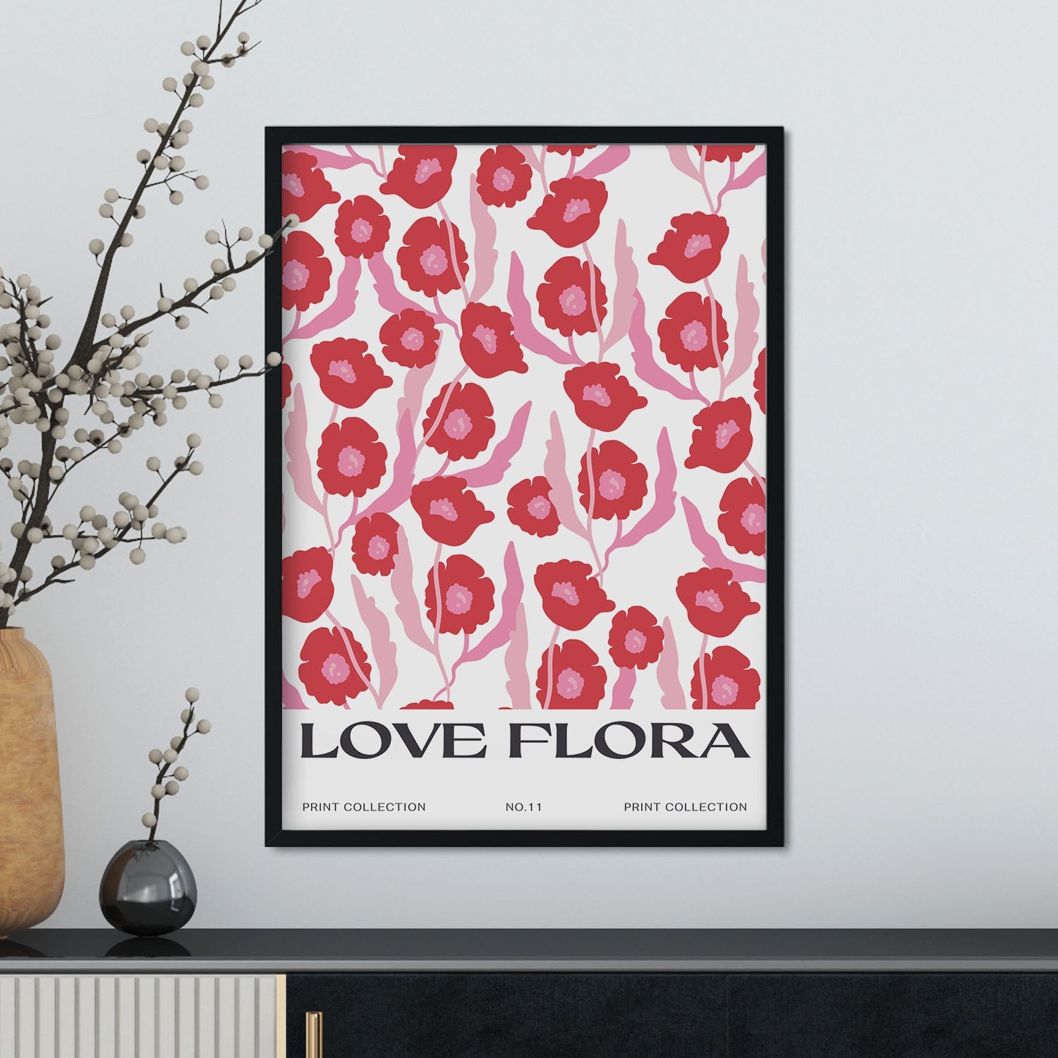 Poppy Pattern-Artwork-Nacnic-Nacnic Estudio SL