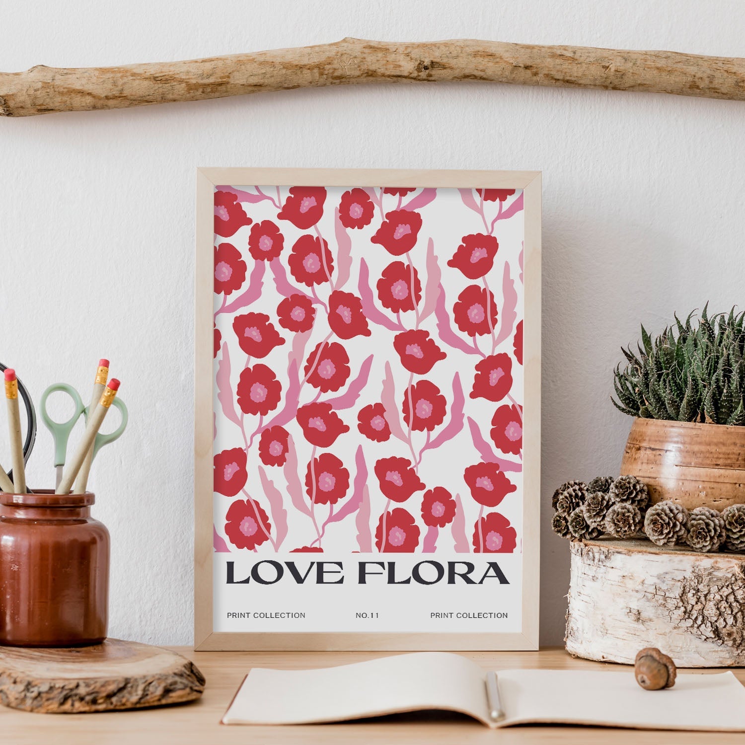 Poppy Pattern-Artwork-Nacnic-Nacnic Estudio SL