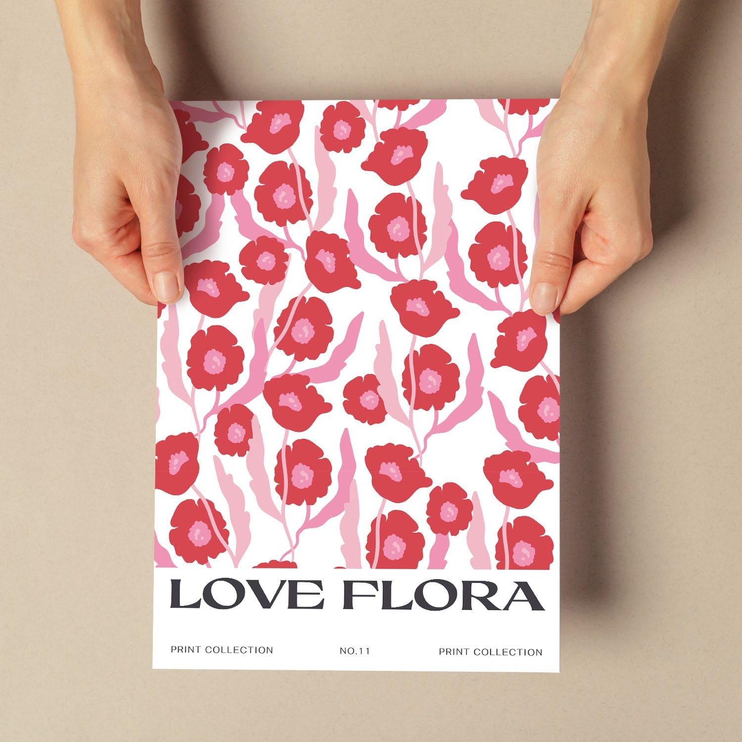 Poppy Pattern-Artwork-Nacnic-Nacnic Estudio SL