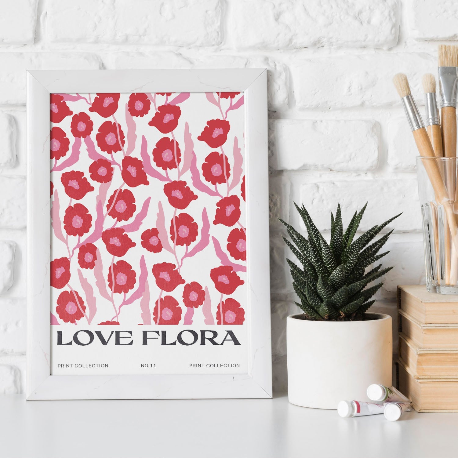 Poppy Pattern-Artwork-Nacnic-Nacnic Estudio SL