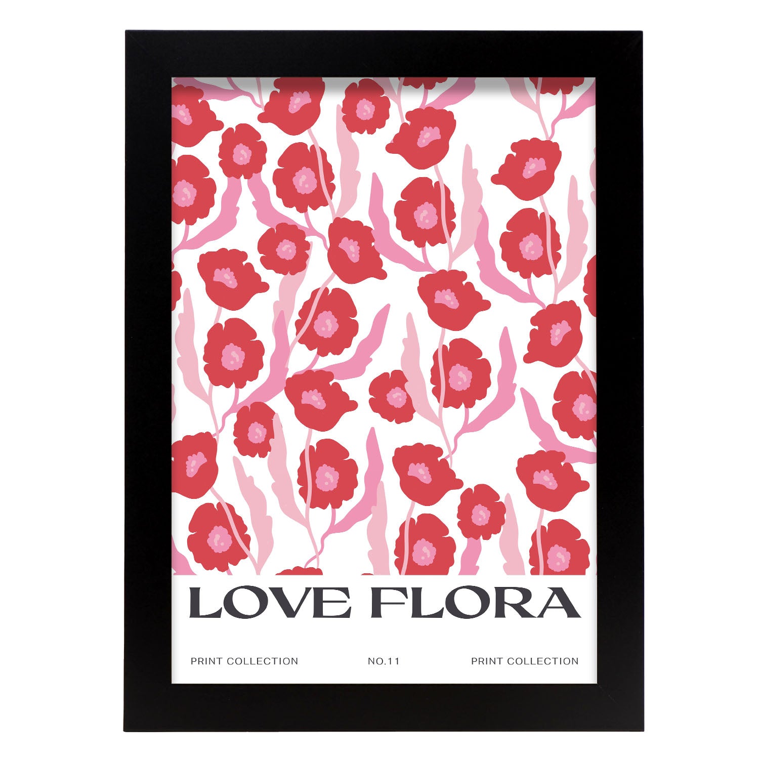 Poppy Pattern-Artwork-Nacnic-A4-Sin marco-Nacnic Estudio SL