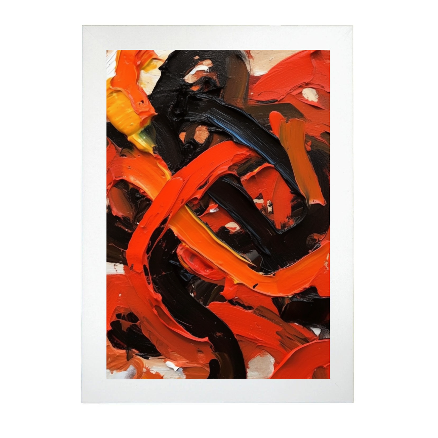 Póster Abstracto Vibrante Letra B