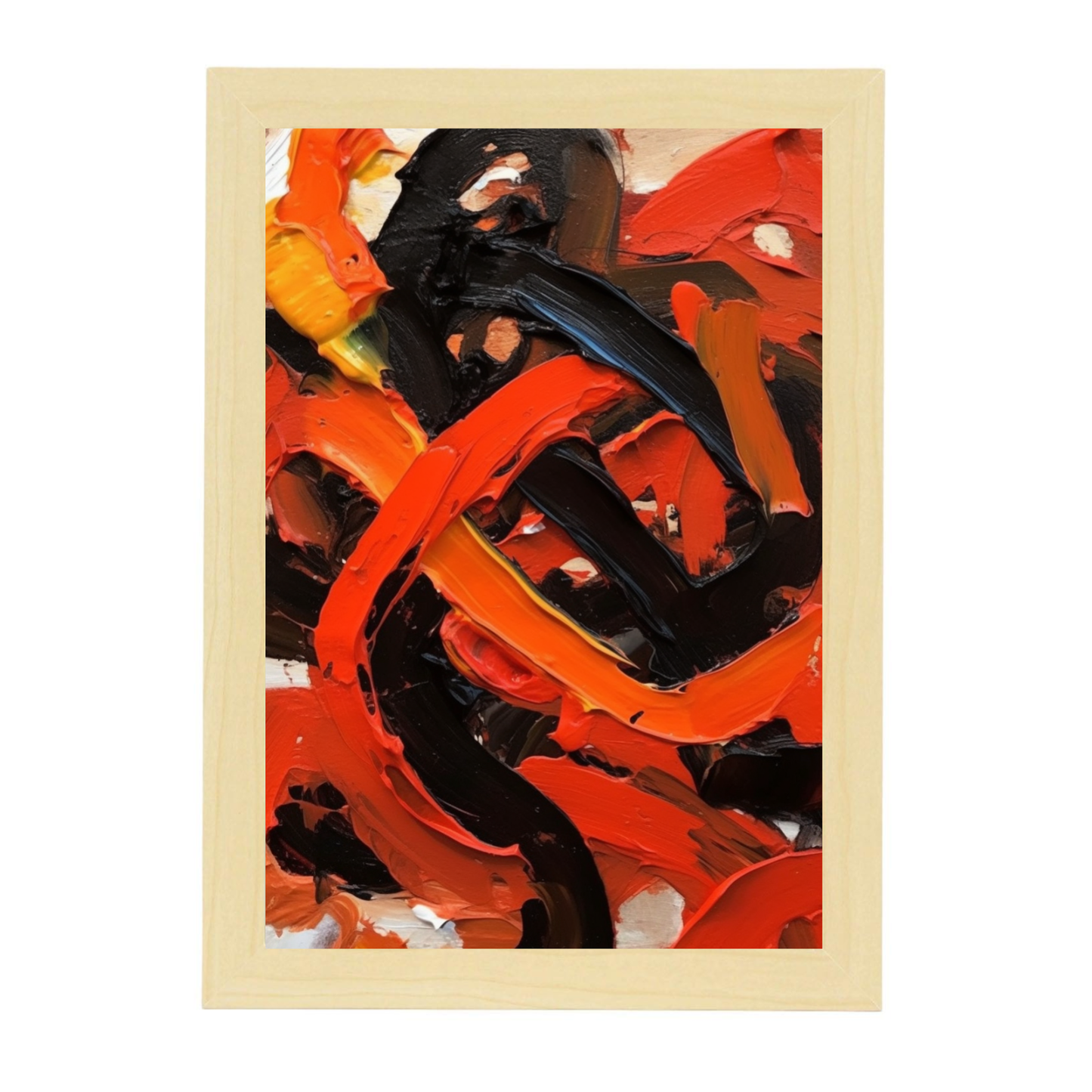 Póster Abstracto Vibrante Letra B