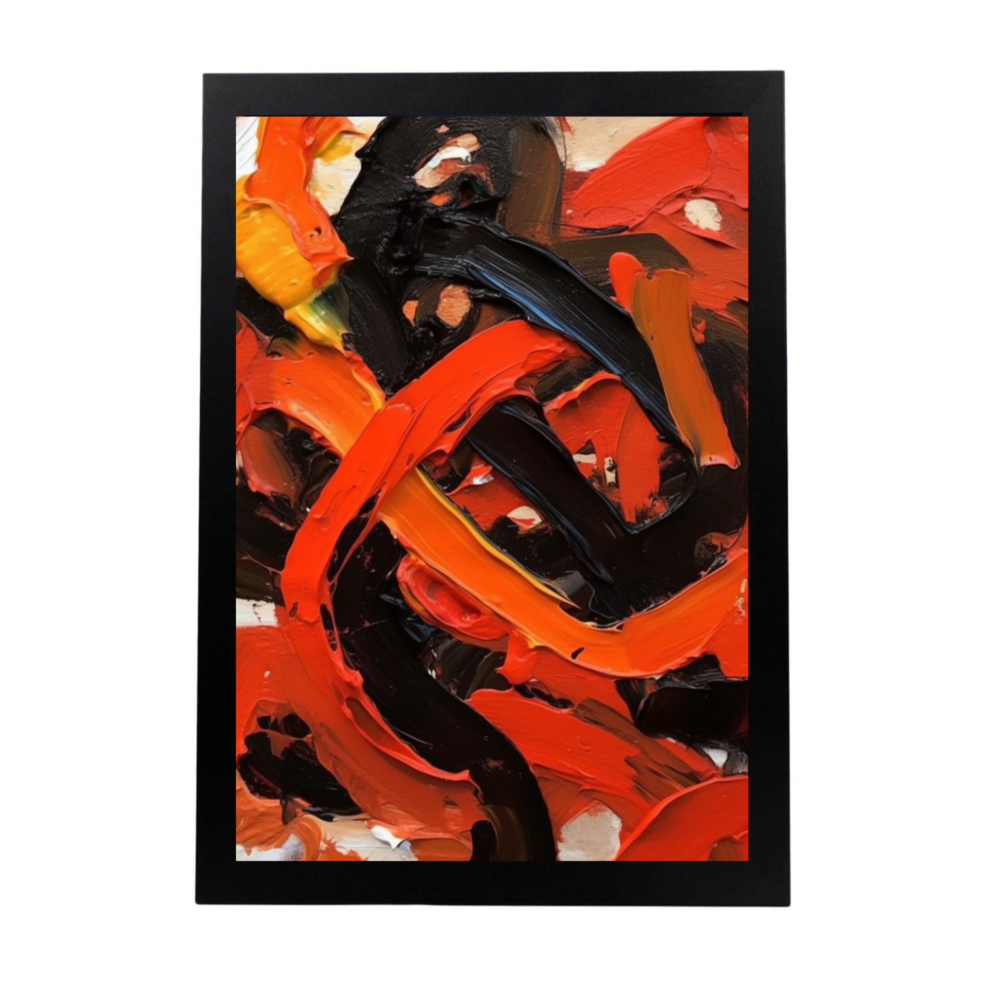 Póster Abstracto Vibrante Letra B