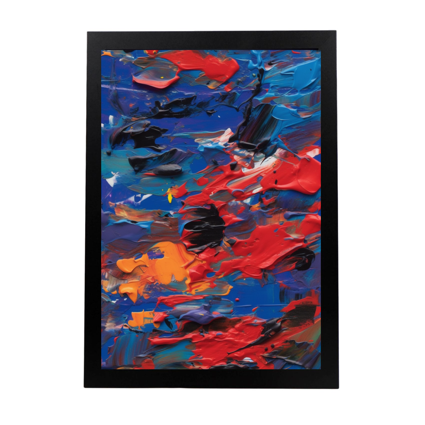 Póster Abstracto de Energía y Colores