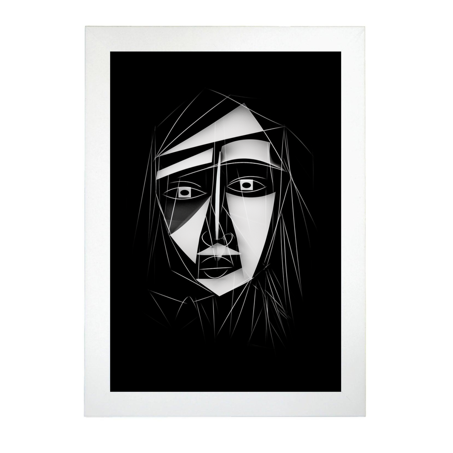 Lámina Abstracta de Cuerpo de Mujer