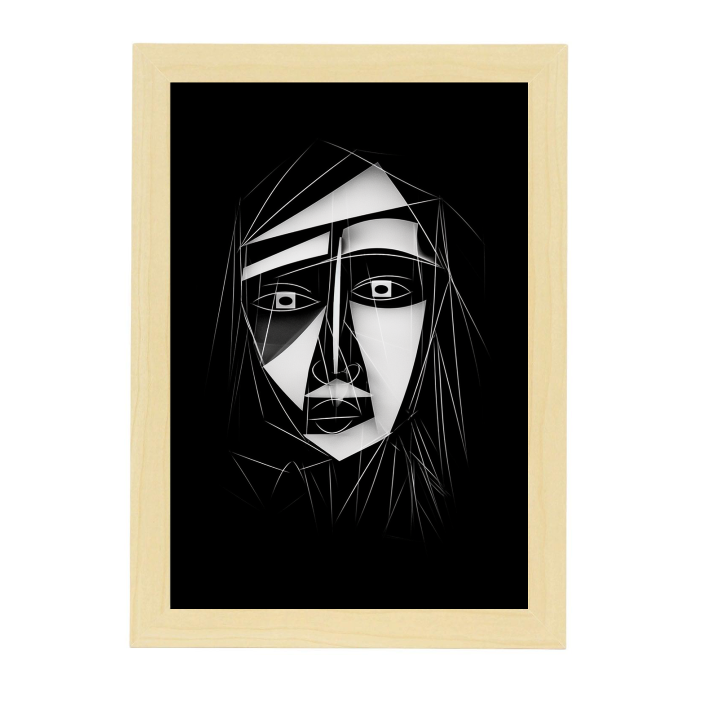 Lámina Abstracta de Cuerpo de Mujer