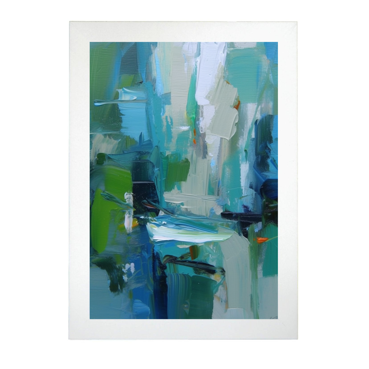 Lámina Abstracta de Colores y Energía