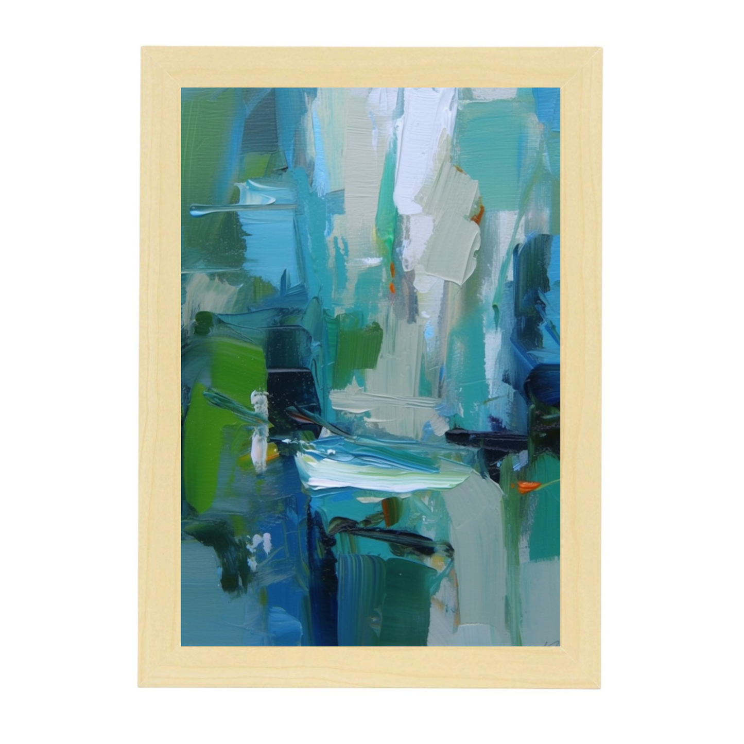 Lámina Abstracta de Colores y Energía