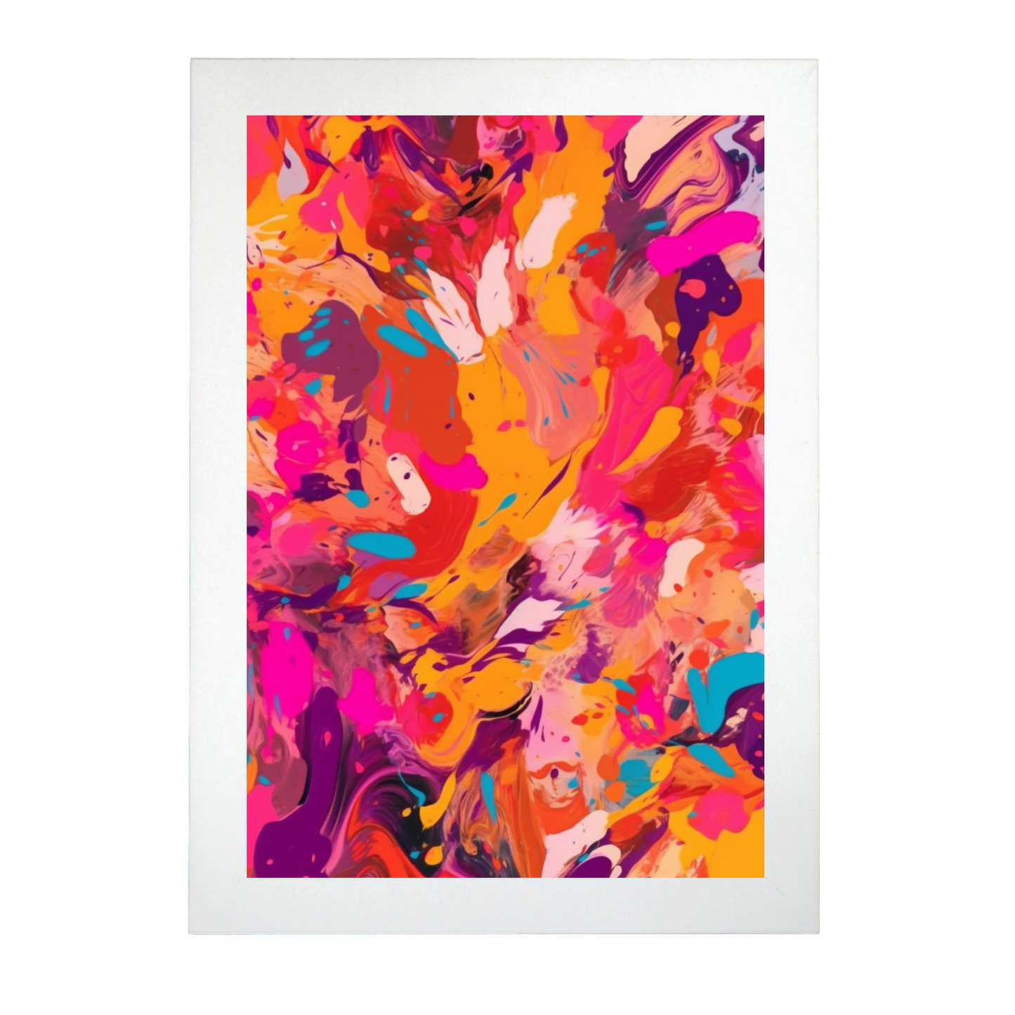 Póster Abstracto Letra C