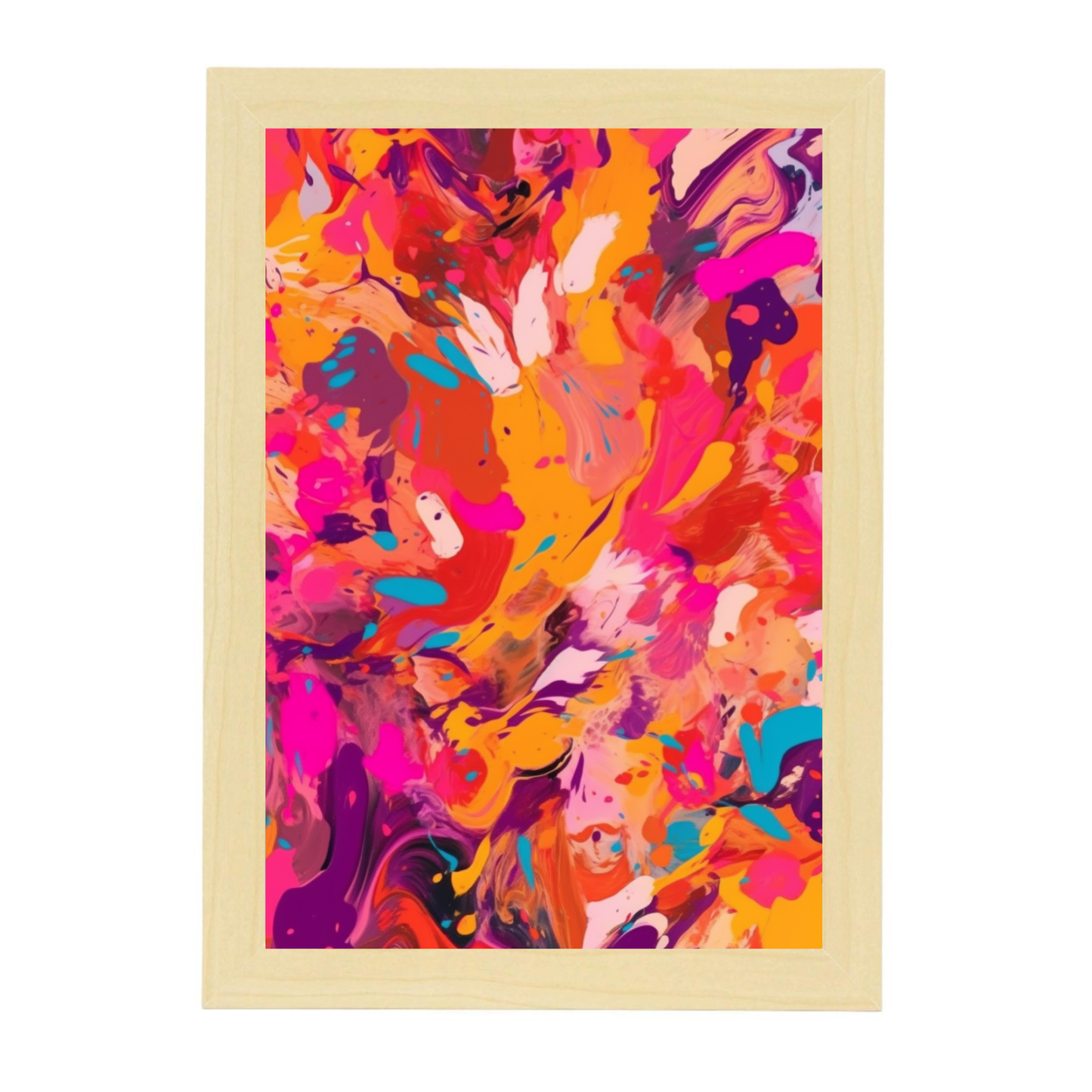 Póster Abstracto Letra C