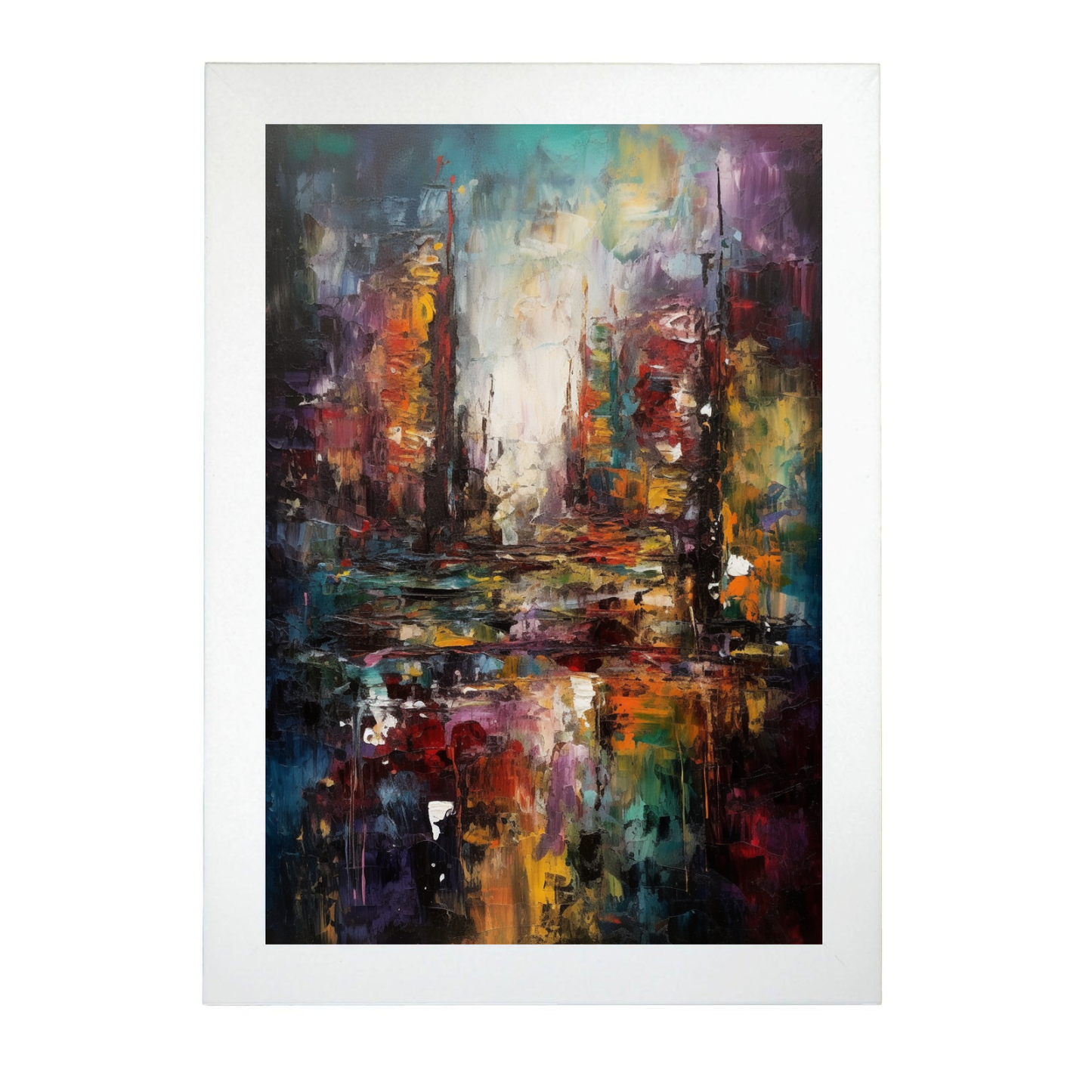 Lámina monocromática de ciudad cósmica