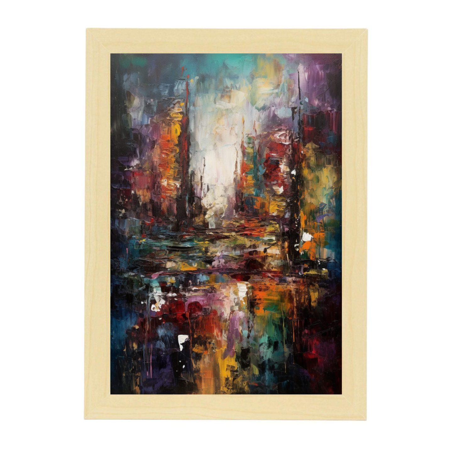 Lámina monocromática de ciudad cósmica